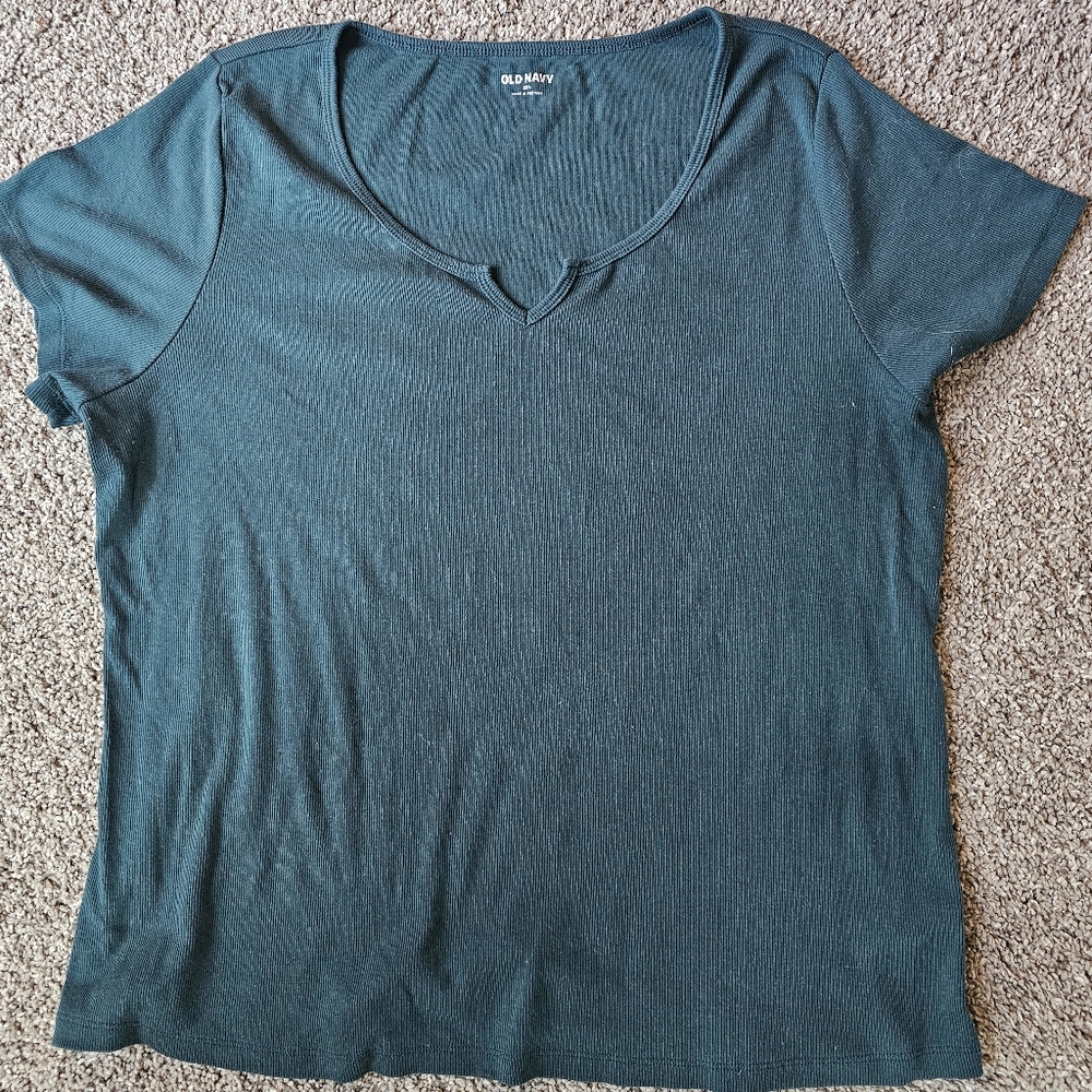 Old Navy Fitted Rib-knit T-shirt